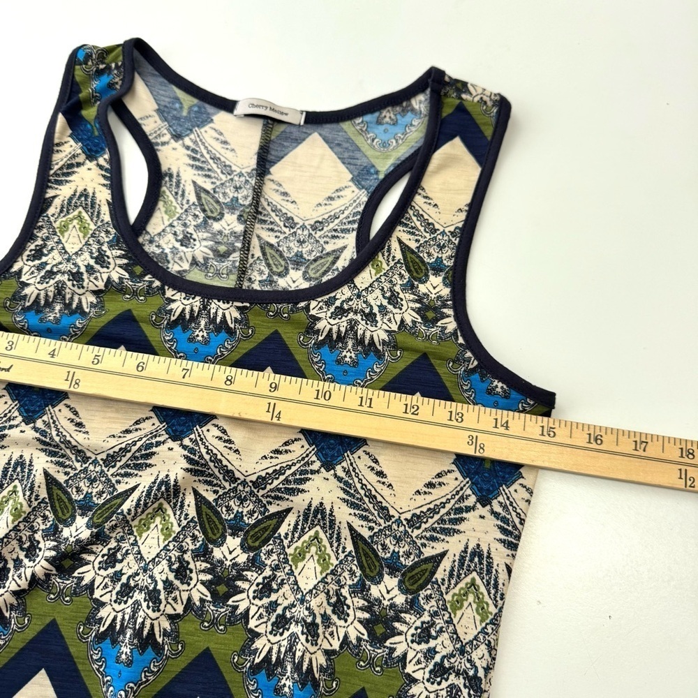 Cherry Mellow Women’s S Geometric Print Sleeveless Maxi Sundress Light /Stretchy - Picture 10 of 12